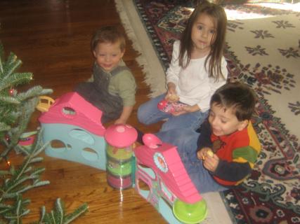 Thanasi, Brianna, and Richard Hunter